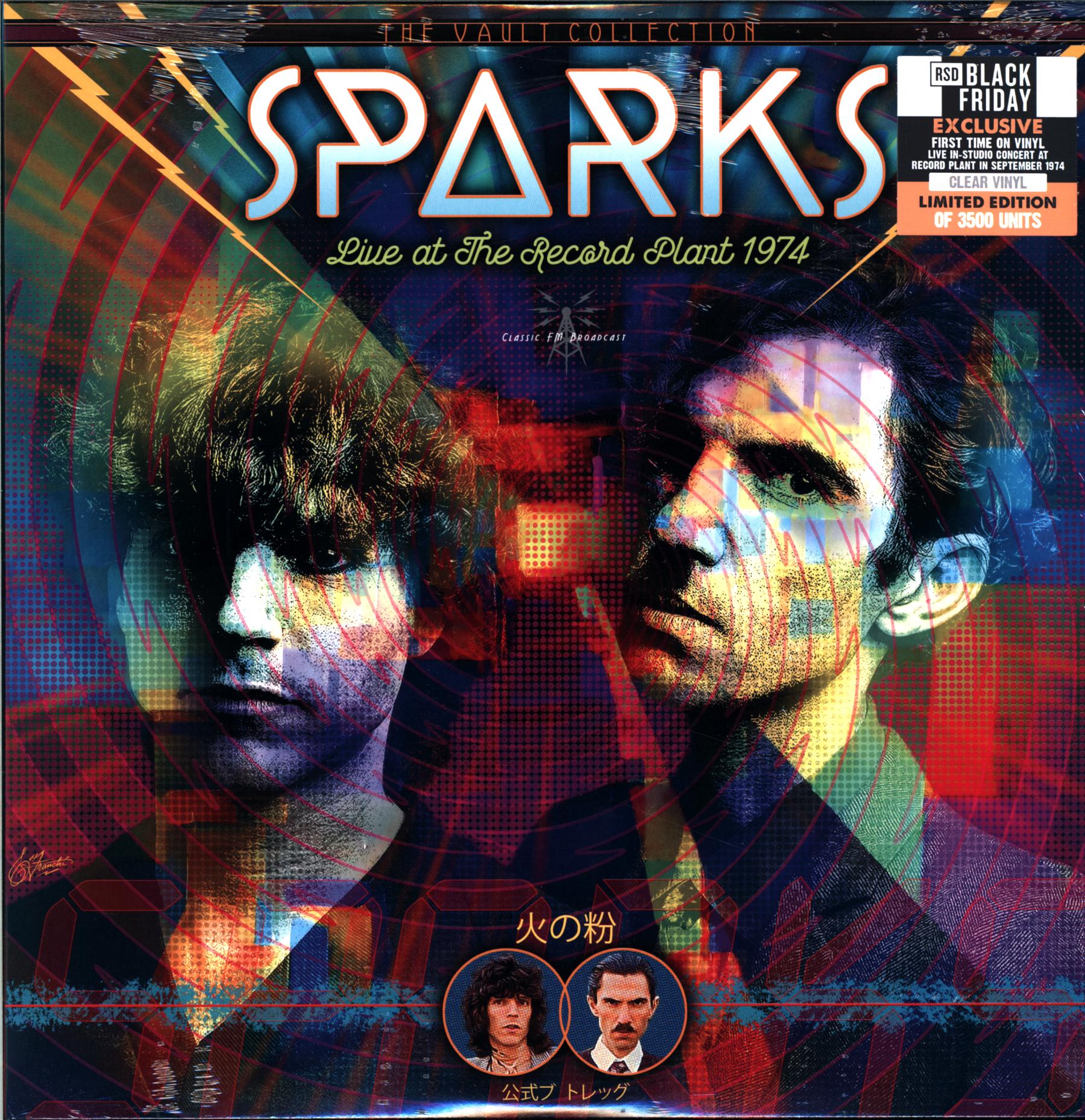 Sparks-Live At The Record Plant 1974-RSD Black Friday 2023-LP Vinyl-1 Sparks-Live At The Record Plant 1974-RSD Black Friday 2023-LP Vinyl