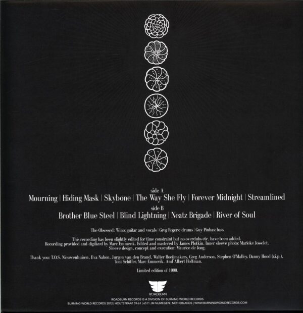 The Obsessed-Live Music Hall Köln December 29th 1992-LP Vinyl