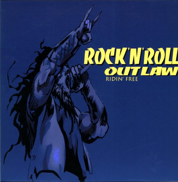 The Rock'N'Roll Outlaw-Ridin' Free blue-LP Vinyl