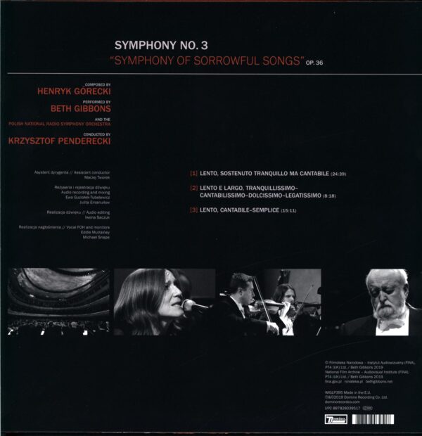 Beth Gibbons-Henryk Górecki Symphony No. 3 (Symphony Of Sorrowful Songs) Op. 36-LP Vinyl