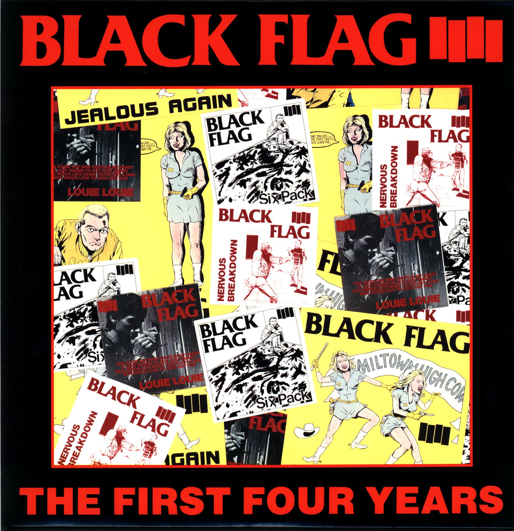 Black Flag-The First Four Years Repress-LP Vinyl-1 Black Flag-The First Four Years Repress-LP Vinyl