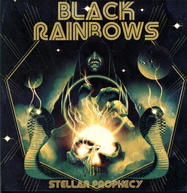 Black Rainbows-Stellar Prophecy clear green splatter-LP Vinyl