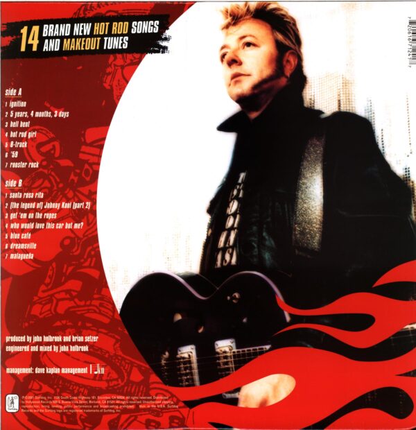 Brian Setzer-Ignition-red LP Vinyl