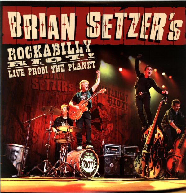 Brian Setzer-Rockabilly Riot - Live From The Planet-green LP Vinyl