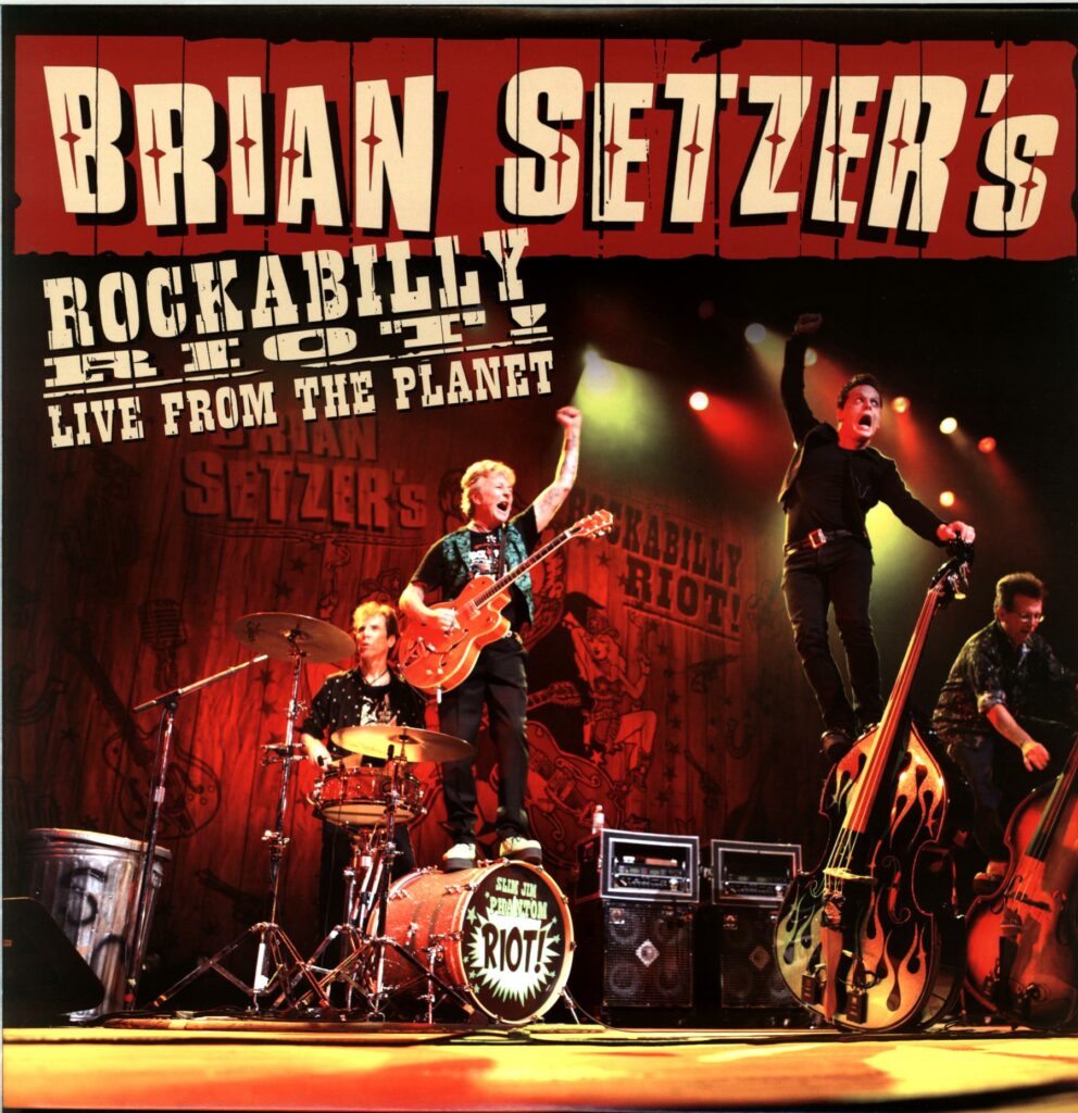 Brian Setzer-Rockabilly Riot - Live From The Planet-green LP Vinyl
