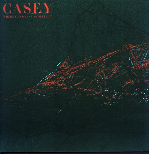 Casey-Where I Go When I Am Sleeping-red-green splatter LP Vinyl