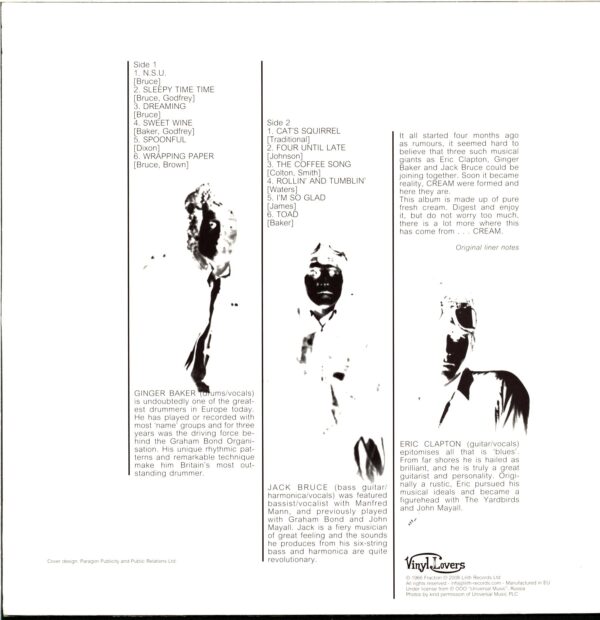 Cream-Fresh Cream-red LP Vinyl
