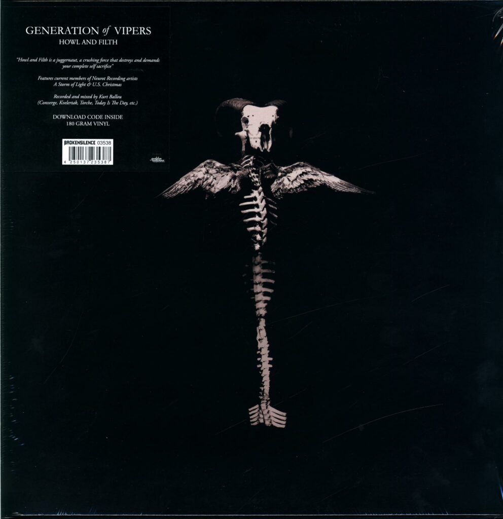 Generation Of Vipers-Howl And Filth-LP Vinyl