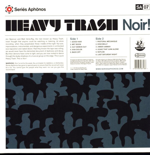 Heavy Trash-Noir!-LP Vinyl