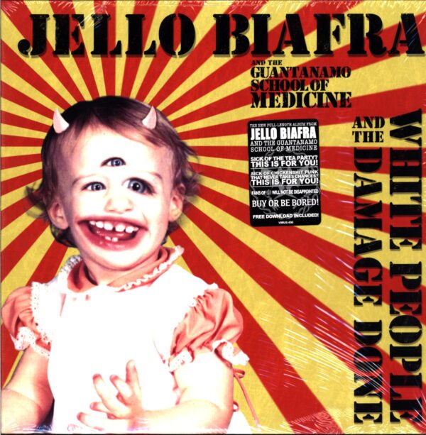 Jello Biafra And The Guantanamo School Of Medicine-White People And The Damage Done-LP Vinyl