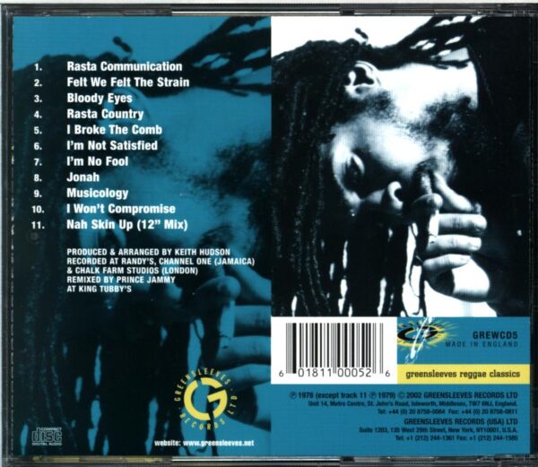 Keith Hudson-Rasta Communication-CD