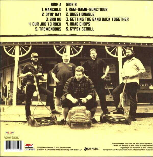 Kyle Gass Band-Kyle Gass Band yellow-LP Vinyl