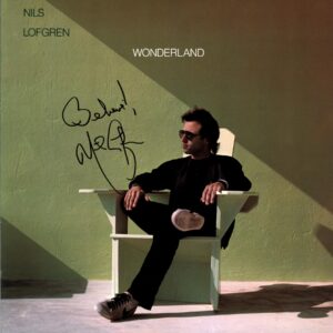 Nils Lofgren-Wonderland signed-LP Vinyl