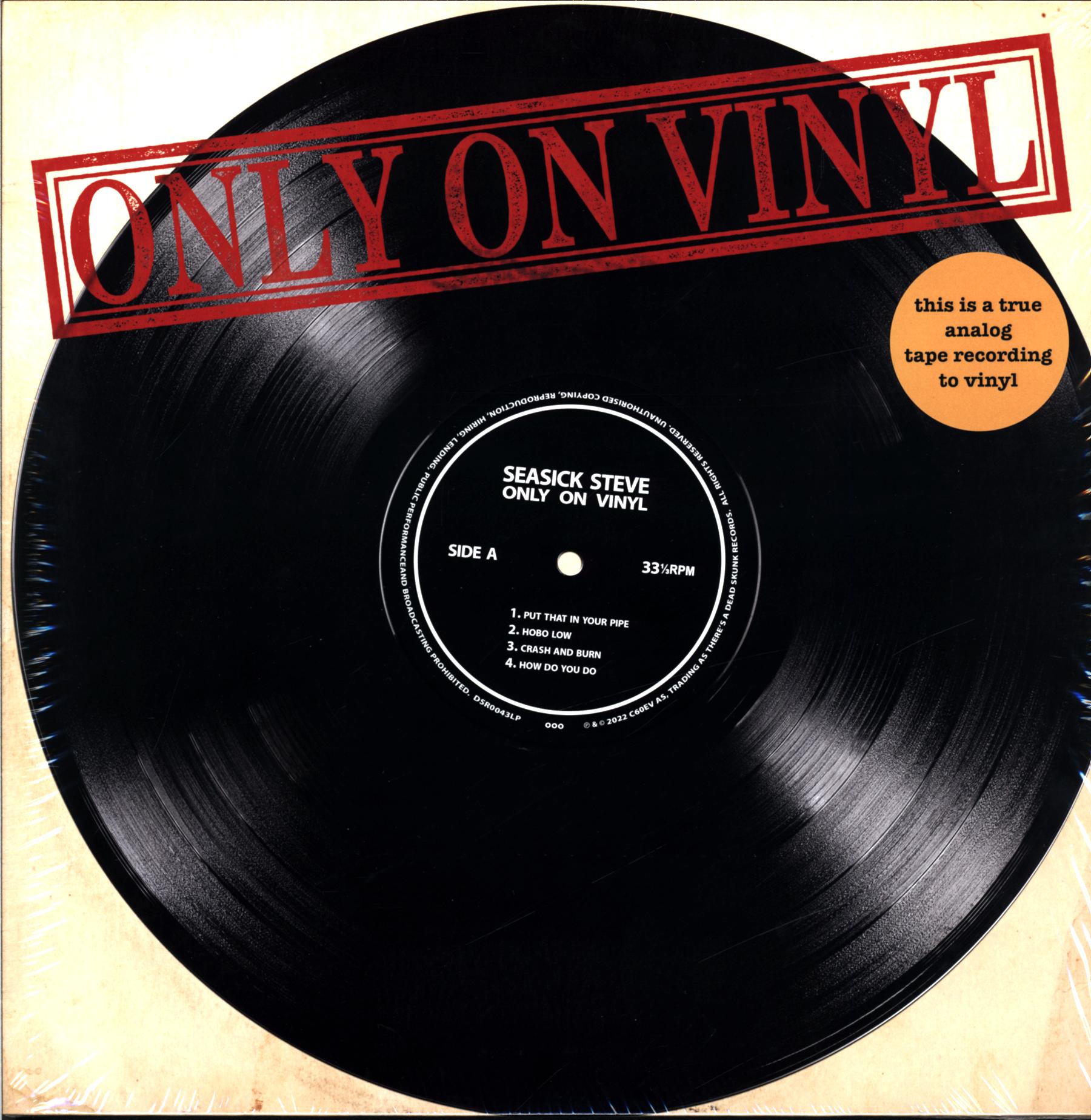 Seasick Steve-Only On Vinyl blue-LP Vinyl-1 Seasick Steve-Only On Vinyl blue-LP Vinyl