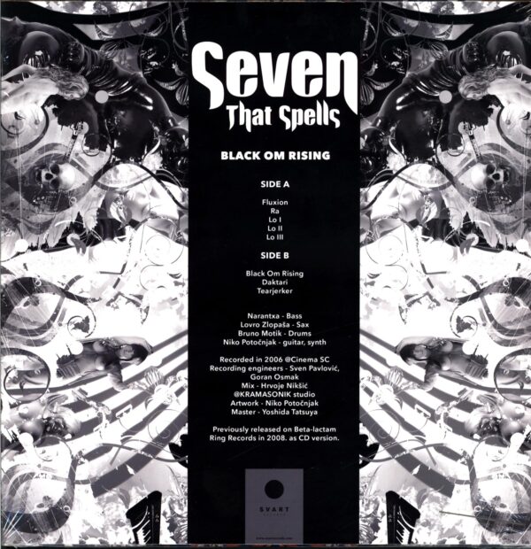 Seven That Spells-Black Om Rising oxblood-LP Vinyl