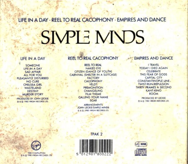 Simple Minds-Collectors' Edition-CD