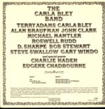The Carla Bley Band-Musique Mecanique-LP Vinyl