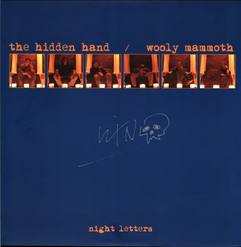 The Hidden Hand - Wooly Mammoth-Night Letters Split signed-12 Vinyl