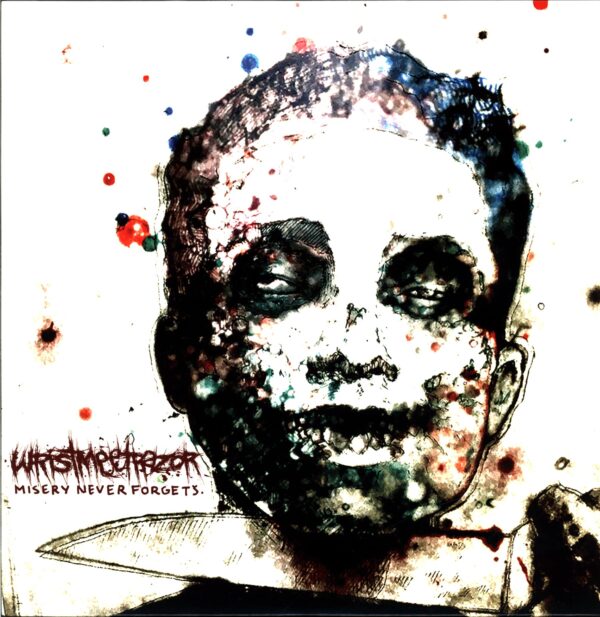 Wristmeetrazor-Misery Never Forgets white splatter-LP Vinyl