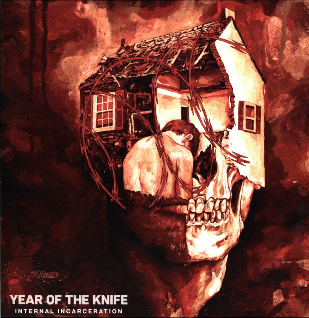 Year Of The Knife-Internal Incarceration red bone galaxy-LP Vinyl