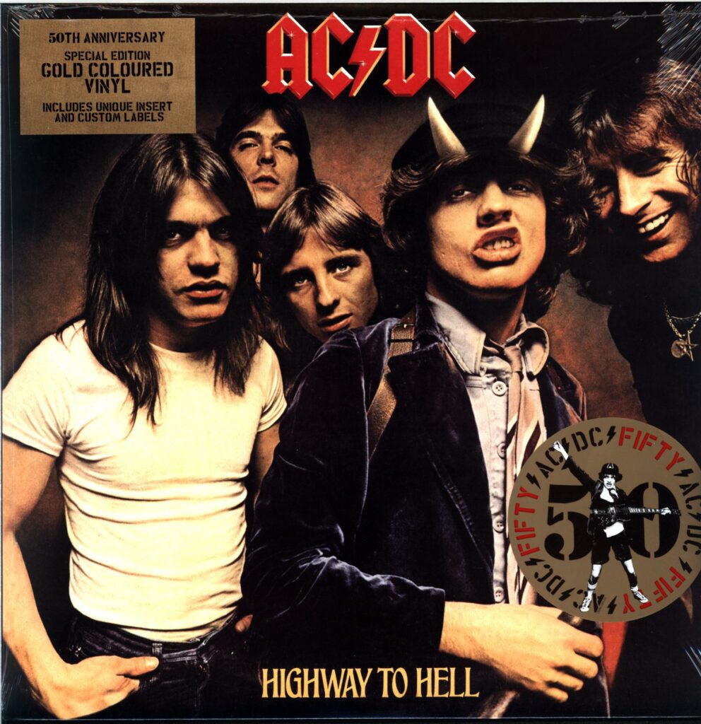 ACDC-Highway To Hell-gold LP Vinyl
