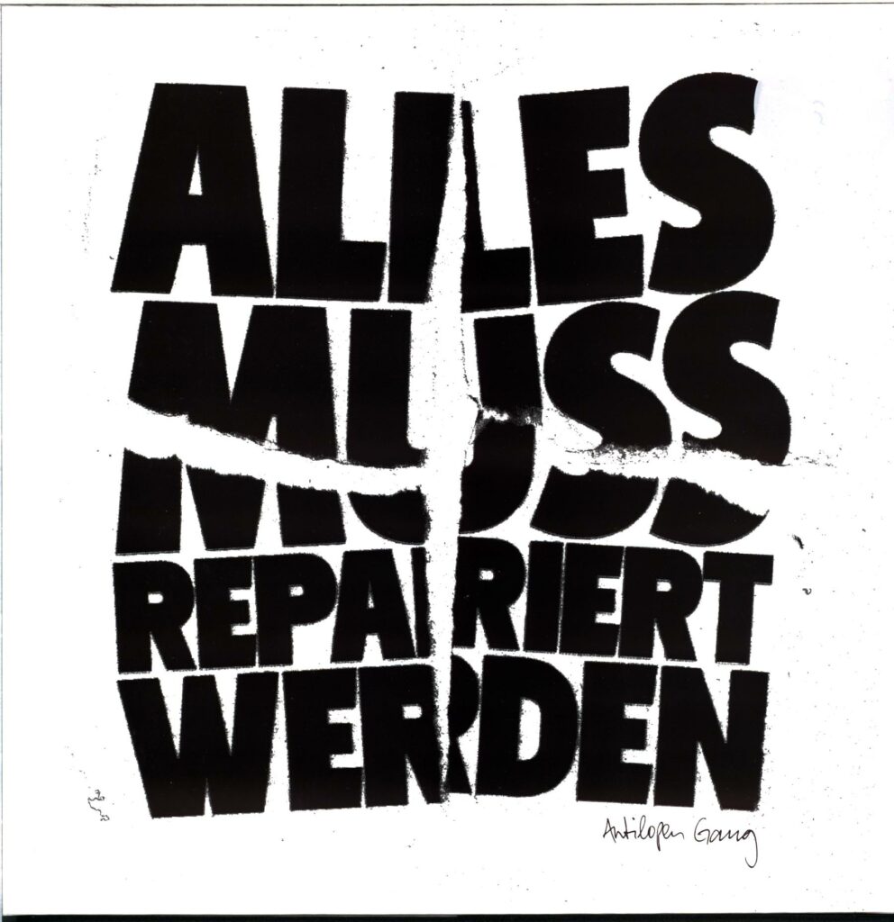 Antilopen Gang-Alles Muss Repariert Werden-LP Vinyl clear