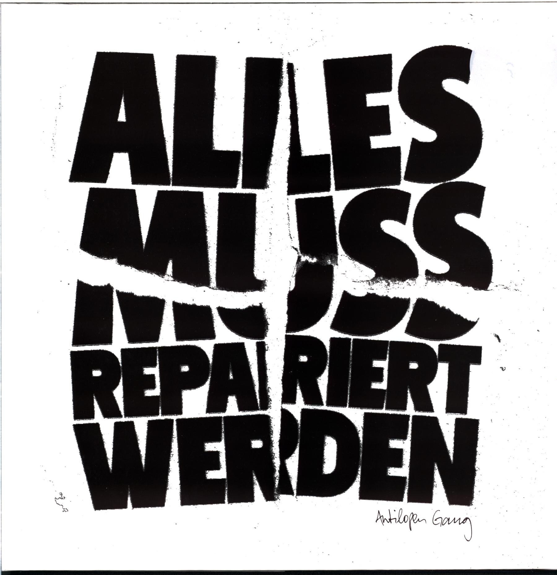 Antilopen Gang-Alles Muss Repariert Werden-LP Vinyl clear-1 Antilopen Gang-Alles Muss Repariert Werden-LP Vinyl clear