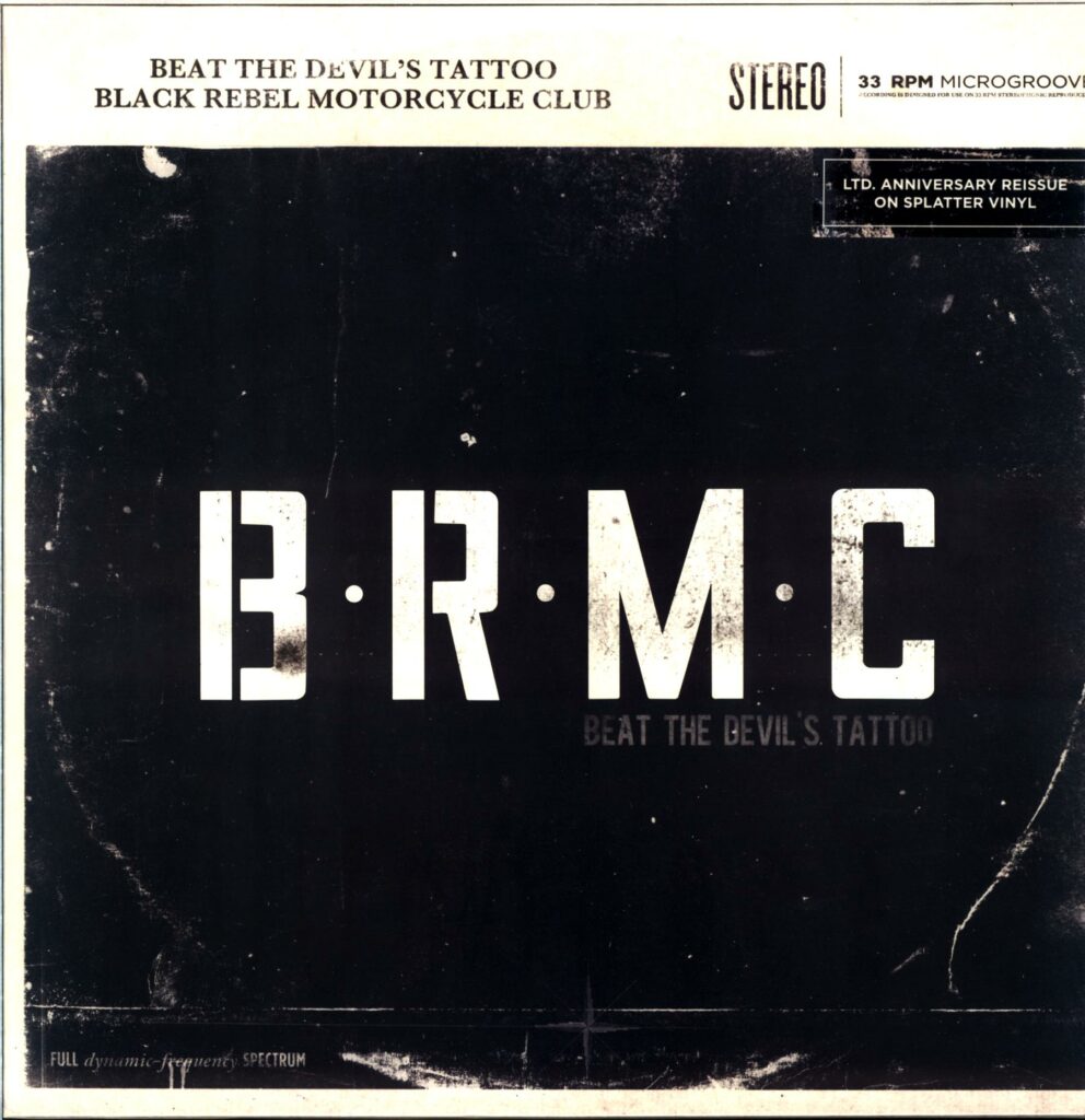 Black Rebel Motorcycle Club-Beat The Devil's Tattoo-clear-black splatter LP Vinyl