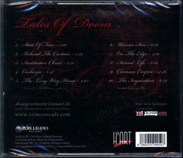 Crimson Cult-Tales Of Doom-CD