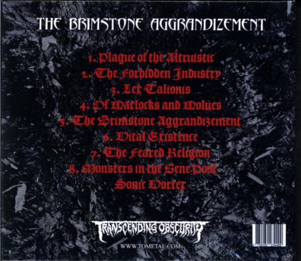 Echelon-The Brimstone Aggrandizement-CD