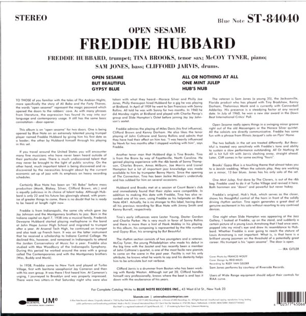 Freddie Hubbard-Open Sesame-2019 LP Vinyl