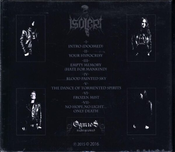 Isolert-No Hope No Light...Only Death-CD