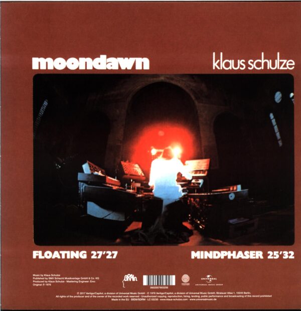 Klaus Schulze-Moondawn-2017 LP Vinyl