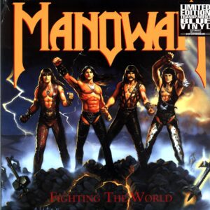 Manowar-Fighting The World-blue LP Vinyl