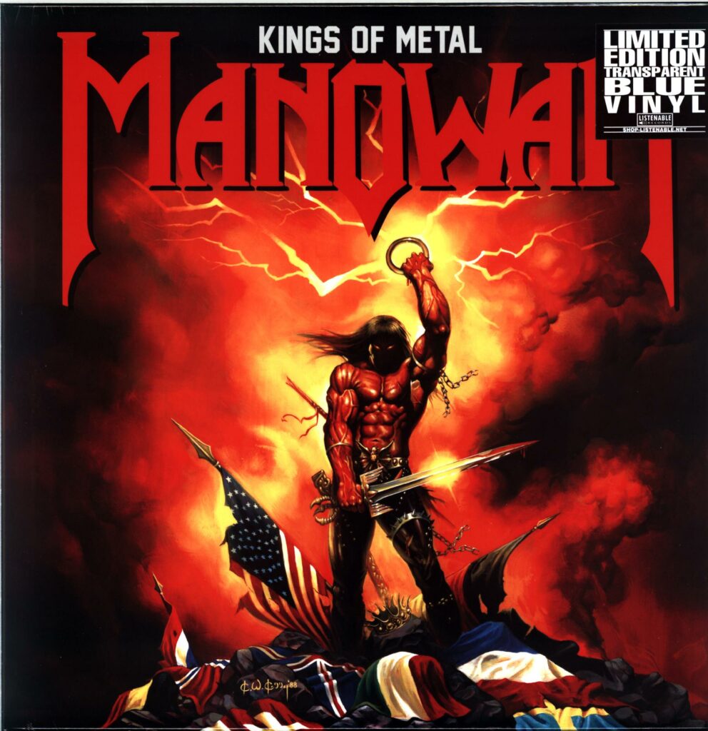 Manowar-Kings Of Metal-blue LP Vinyl