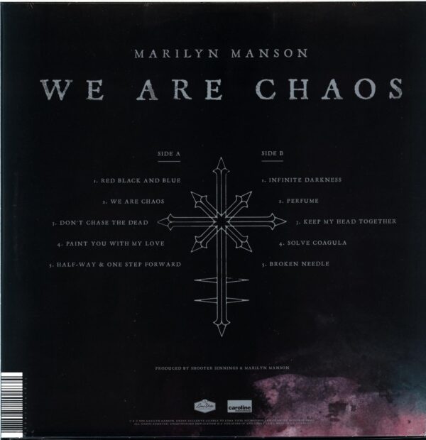 Marilyn Manson-We Are Chaos-red LP Vinyl