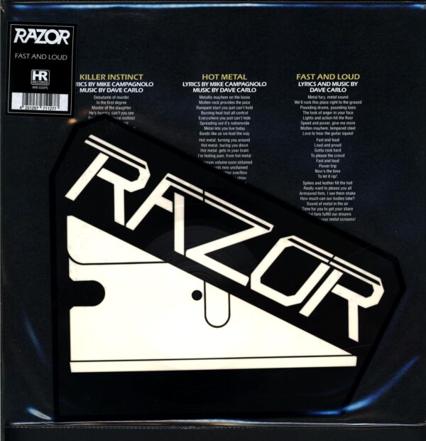 Razor-Fast and Loud Shaped Disc-12 Vinyl