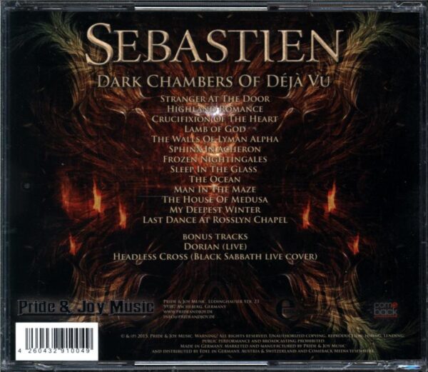 Sebastien-Dark Chambers Of Déjà Vu-CD