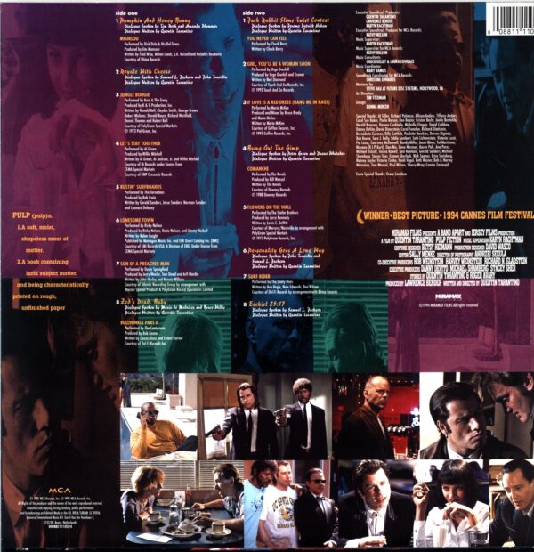 Various-Pulp Fiction (Music From The Motion Picture)-2008 LP Vinyl
