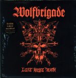 Wolfbrigade-Life Knife Death dark grey marbled-LP Vinyl