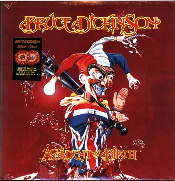 Reissue of 1997 solo album by the Iron Maiden singer. Limited 25th anniversary edition on red and yellow splatter double vinyl.