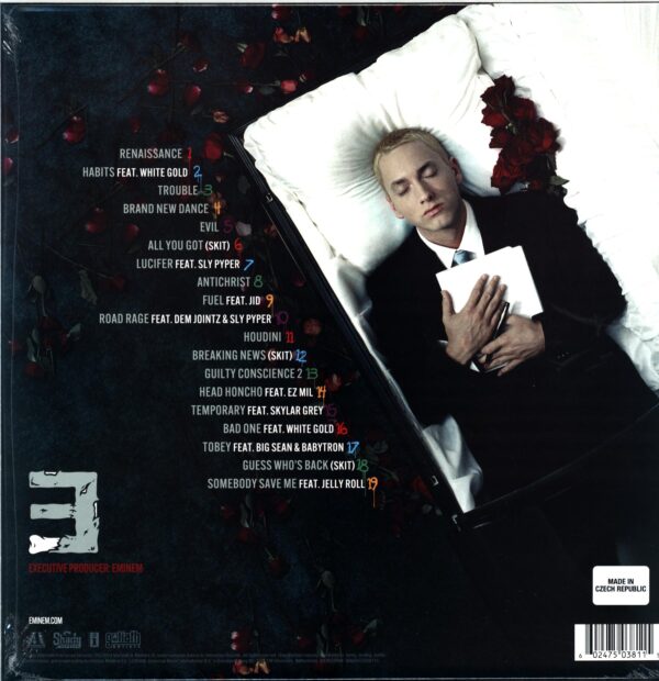 Eminem-The Death Of Slim Shady (Coup De Grâce)-blue and red LP Vinyl