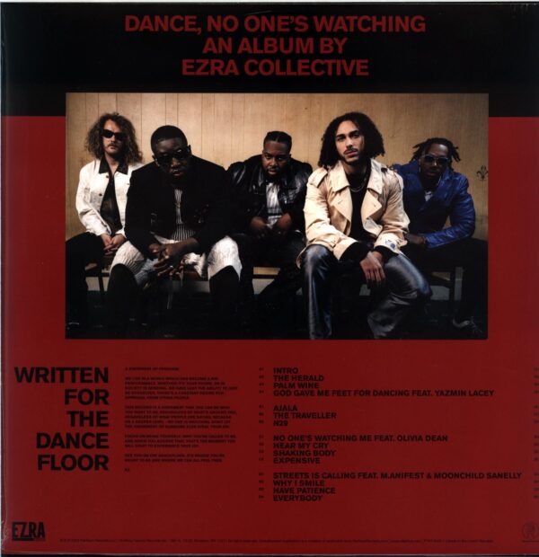 Ezra Collective-Dance No One's Watching-LP Vinyl red