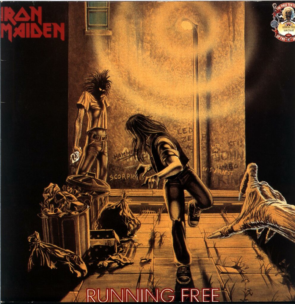 Iron Maiden-Running Free · Sanctuary-12 Vinyl