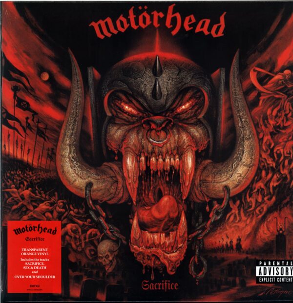 Motörhead-Sacrifice-orange LP Vinyl