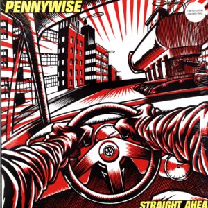 Pennywise-Straight Ahead-red black galaxy LP Vinyl