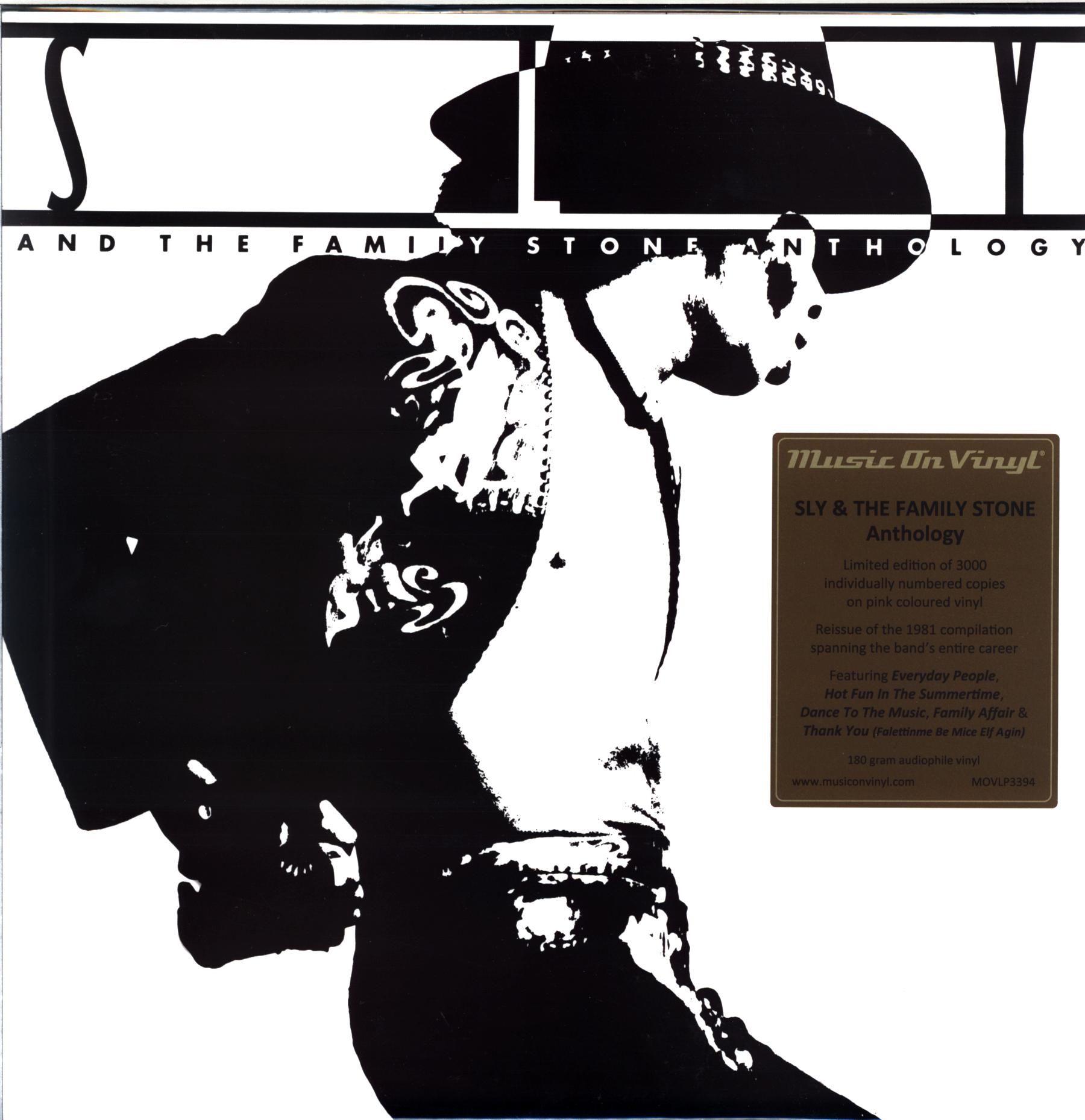 Sly And The Family Stone-Anthology-LP Vinyl pink reissue-1 Sly And The Family Stone-Anthology-LP Vinyl pink reissue