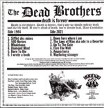 The Dead Brothers-Death Is Forever-LP Vinyl