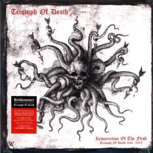 Triumph Of Death-Resurrection Of The Flesh (Triumph Of Death Live 2023)-white swirl LP Vinyl