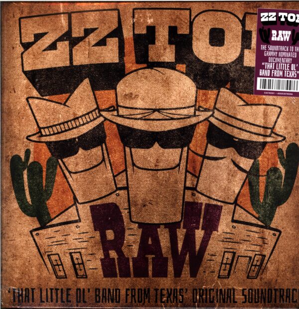 ZZ Top-Raw ('That Little Ol' Band From Texas' Original Soundtrack)-LP Vinyl